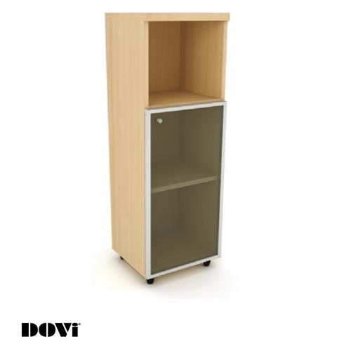 half glass lid aluminum frame. cabinets