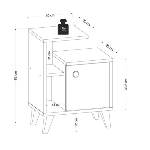 LINE Nightstand 