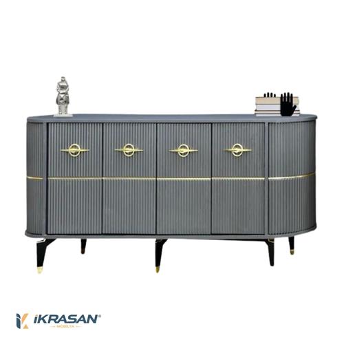 Lora Console Anthracite Gold