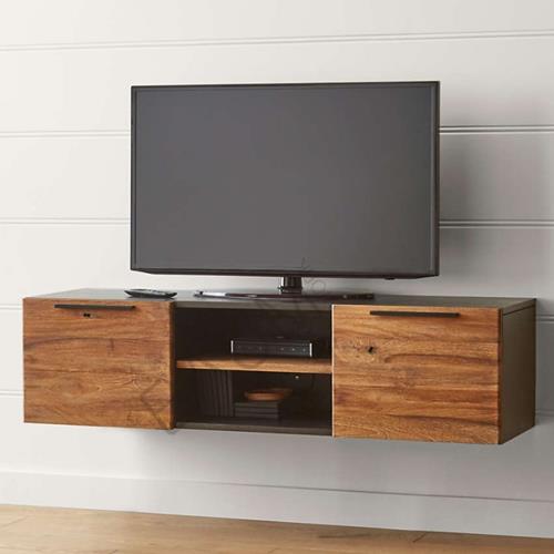 SOLD WALNUT WOODEN TELEVISION UNIT