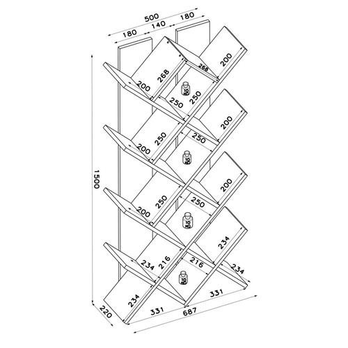 RAHLE Bookcase