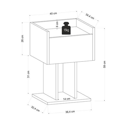 ALYA Nightstand 