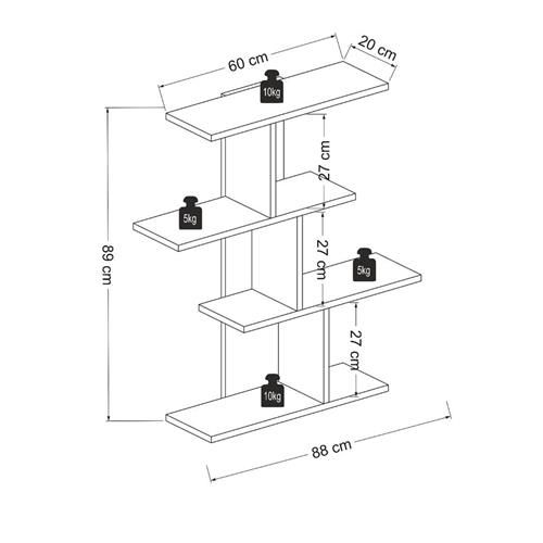 CARBON Wall Shelf