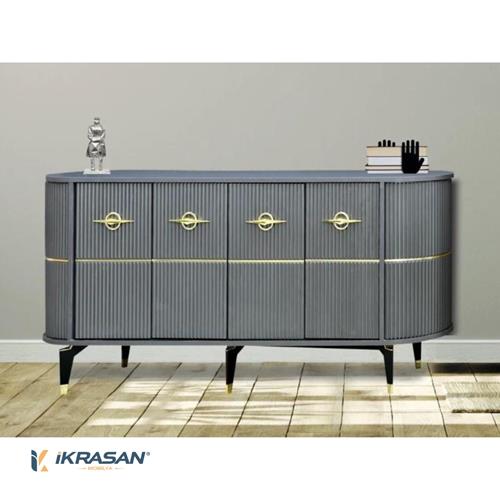 Lora Console Anthracite Gold