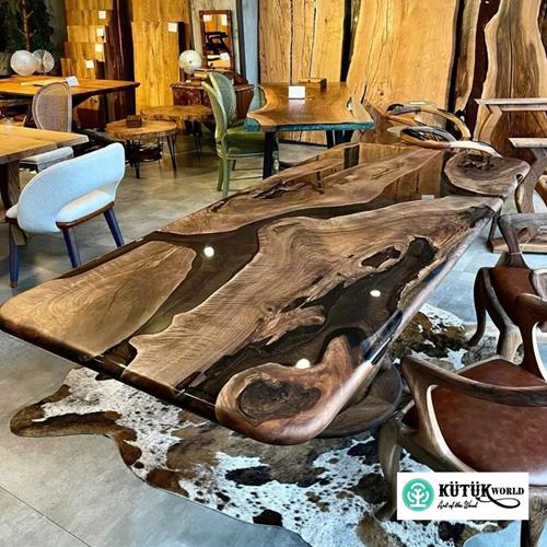 Epoxy Wooden Table-26