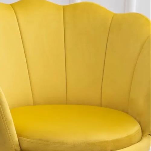 Luxury Modern accent chair - living room furniture - home furniture - armchair Metal base - velvet chair