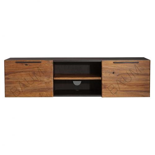 SOLD WALNUT WOODEN TELEVISION UNIT