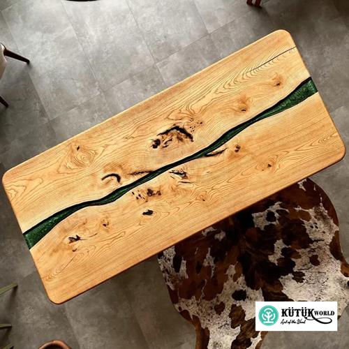 Epoxy Wooden Table-19